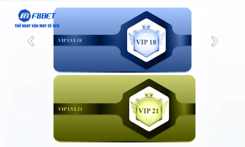 Lợi ích nổi bật khi tham gia chương trình VIP F8BET